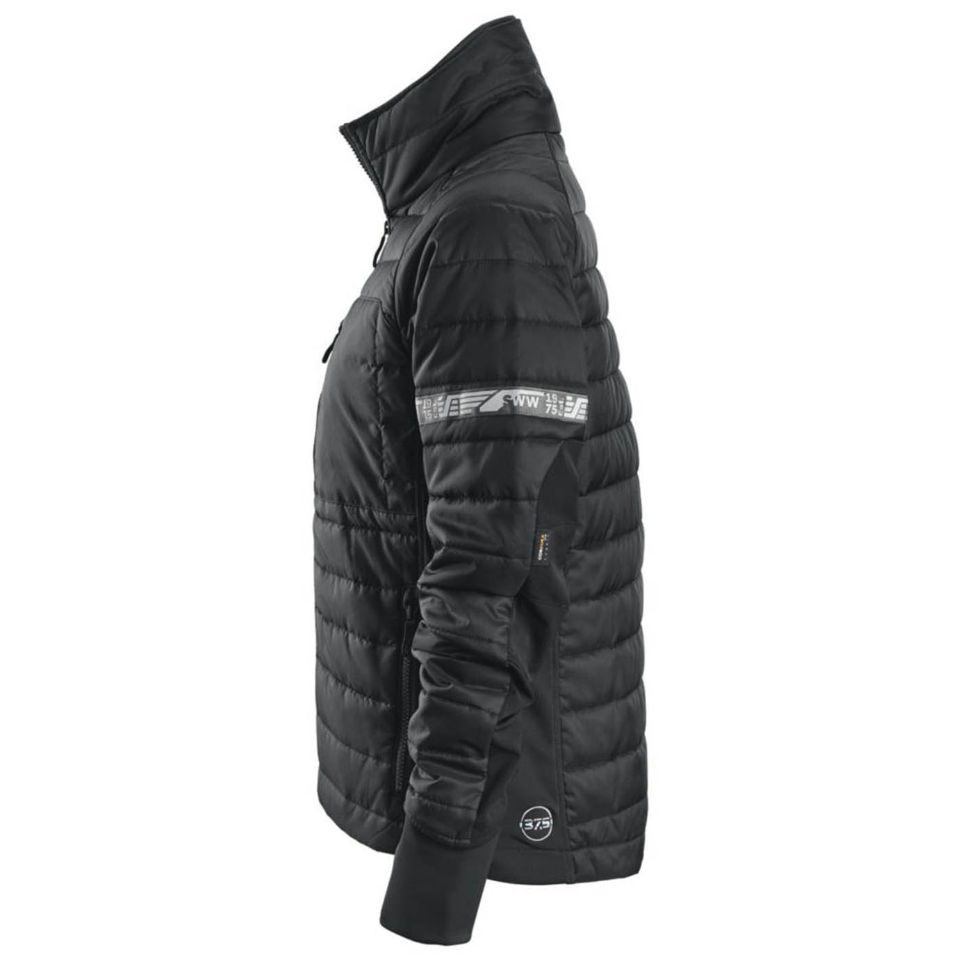 Snickers Work Jacket Womens Black Splashproof Insulated Full Zip Size 10-12 - Image 5