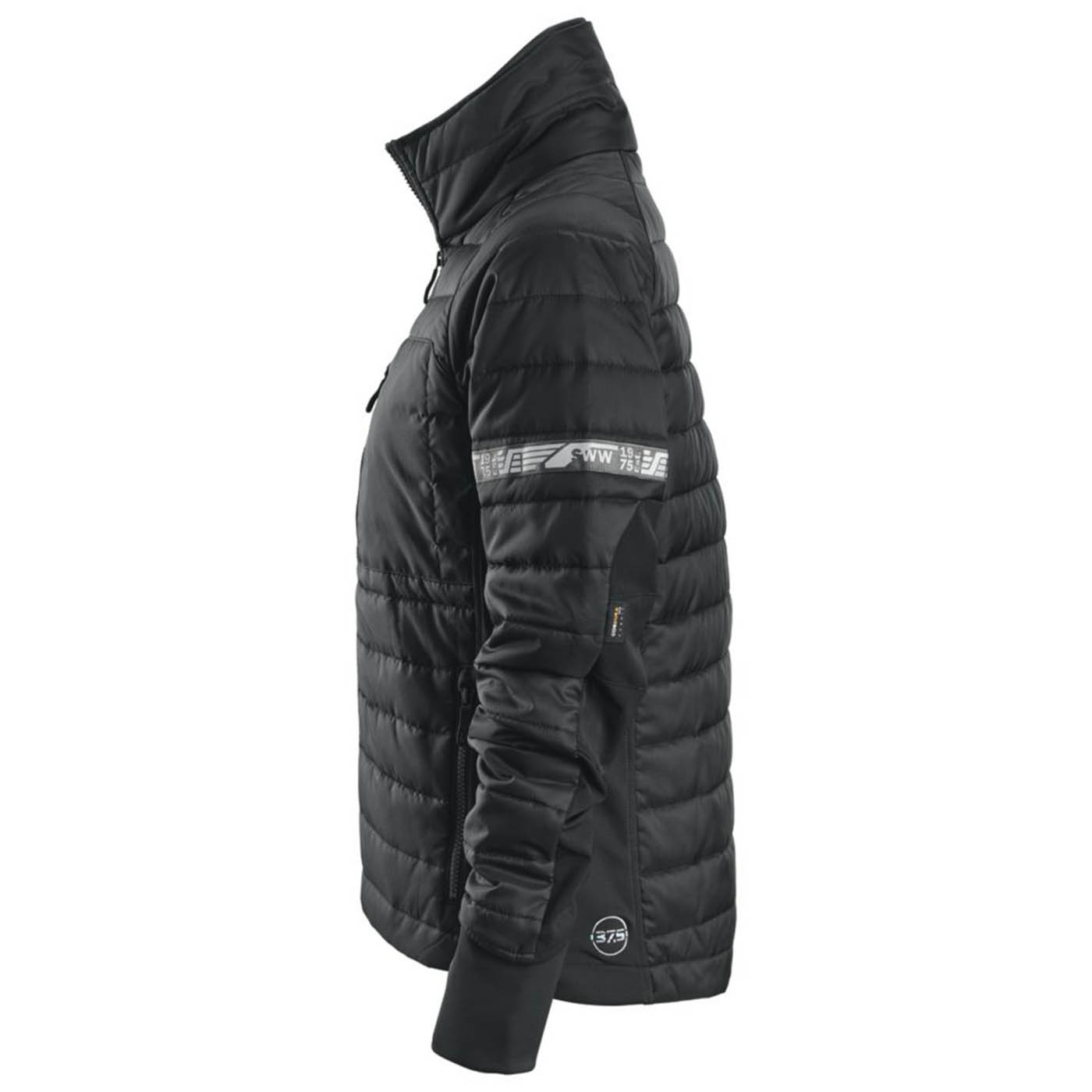 Snickers Work Jacket Womens Black Splashproof Insulated Full Zip Size 10-12 - Image 5