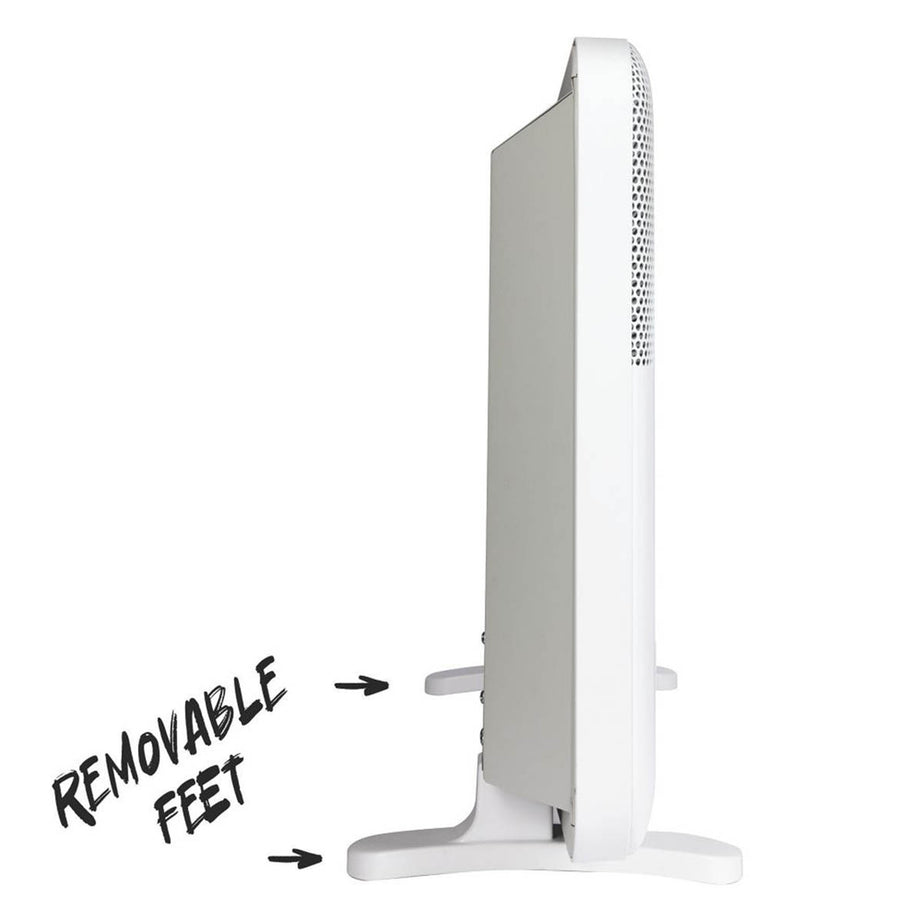 TCP  2000W Electric Portable or Wall-Mounted Convector Panel Heater White - Image 6