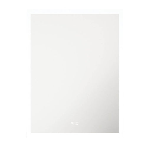 LED Bathroom Mirror Dimmable Rectangular Touch Control Built-In Demister 60x80cm - Image 1