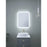 LED Bathroom Mirror Dimmable Rectangular Touch Control Built-In Demister 60x80cm - Image 4