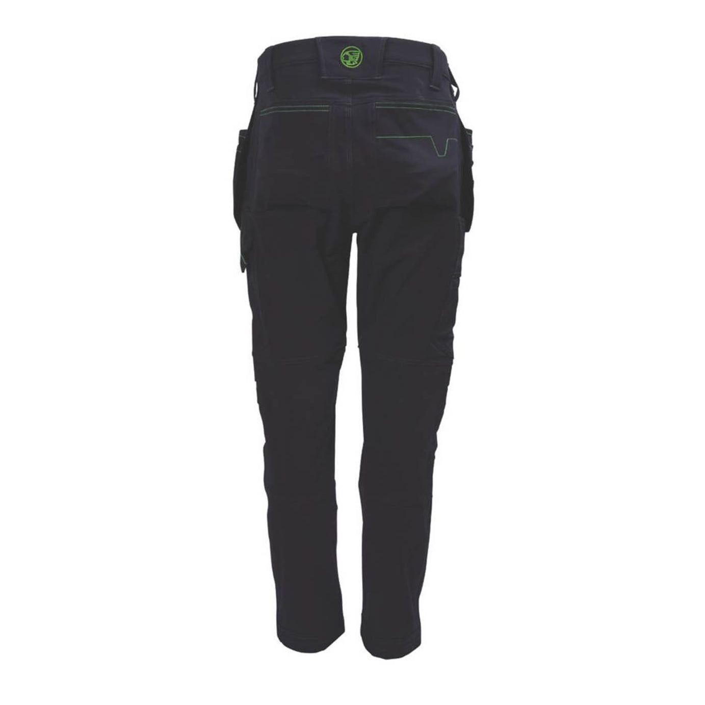 Apache Work Trousers Mens Slim Fit Black Stretch Multi Pockets Cargo 40W 29L - Image 3