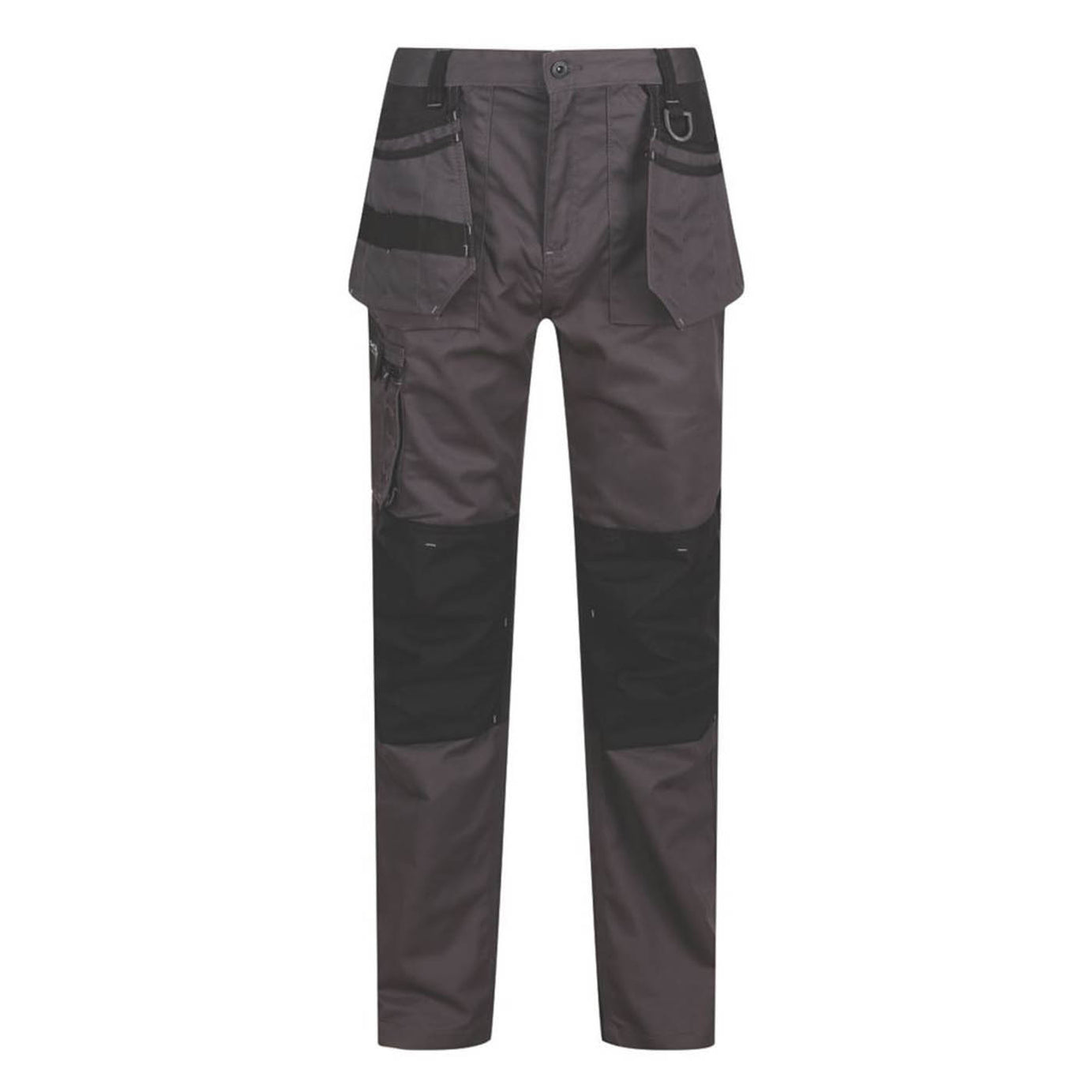 Regatta Work Trousers Mens Classic Fit Incursion Grey Multi Pockets 34W 29L - Image 1