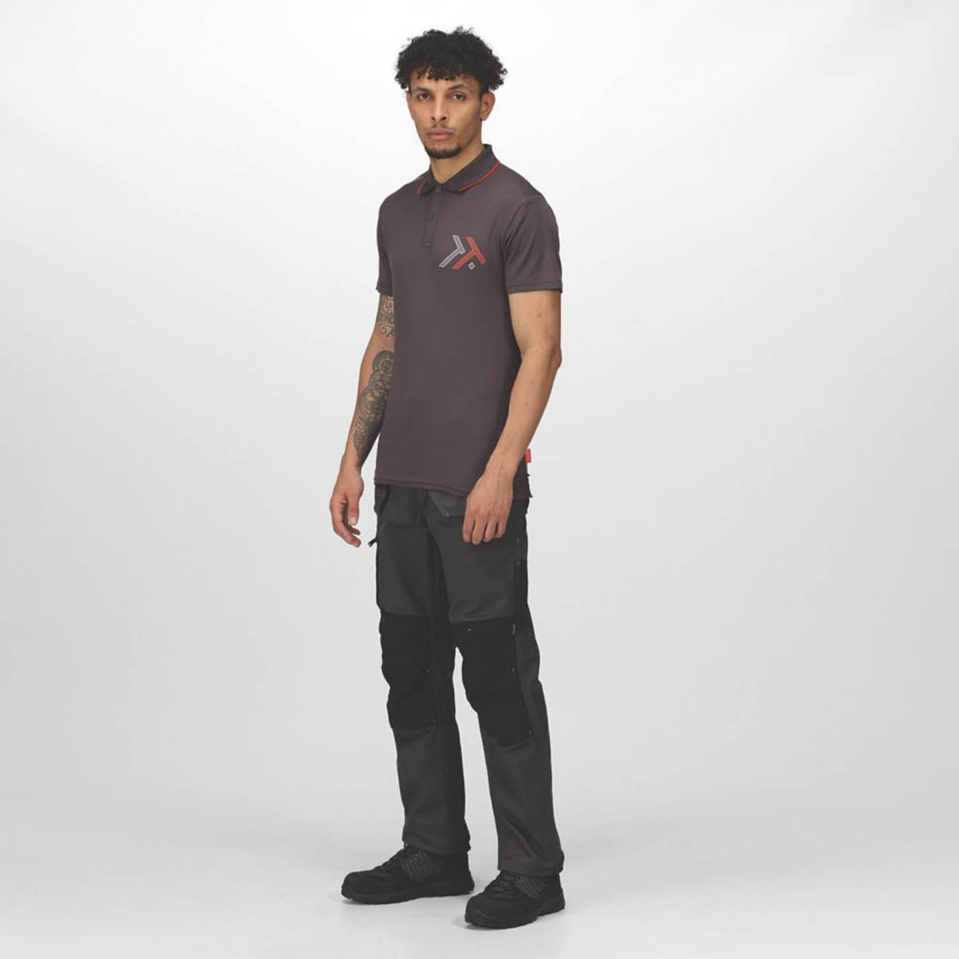 Regatta Work Trousers Mens Classic Fit Incursion Grey Multi Pockets 34W 29L - Image 5