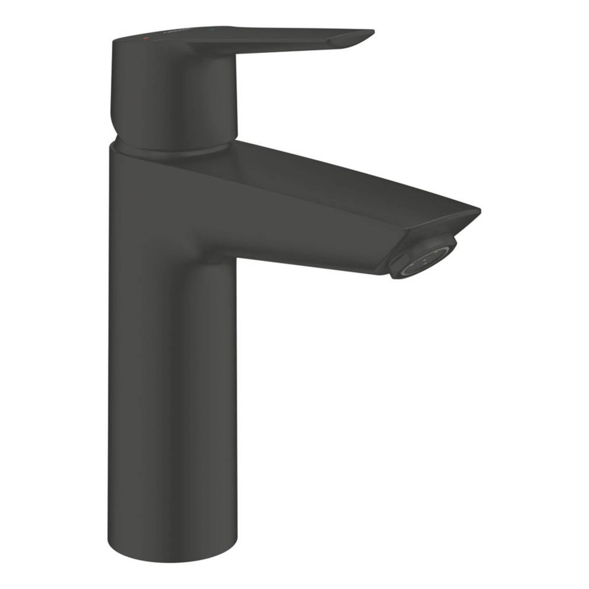 Grohe Basin Mixer Tap Matt Black 192mm Single Lever Deck Mounted Contemporary - Image 1