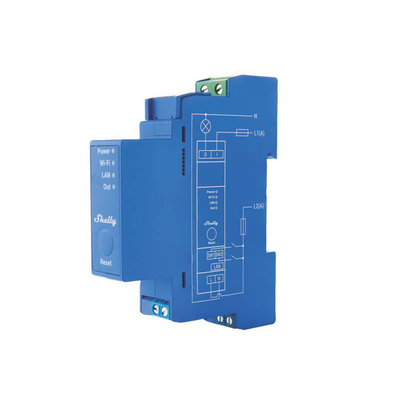 Shelly Pro 1 Single-Phase 1-Channel 16A Smart Relay Switch - Image 2