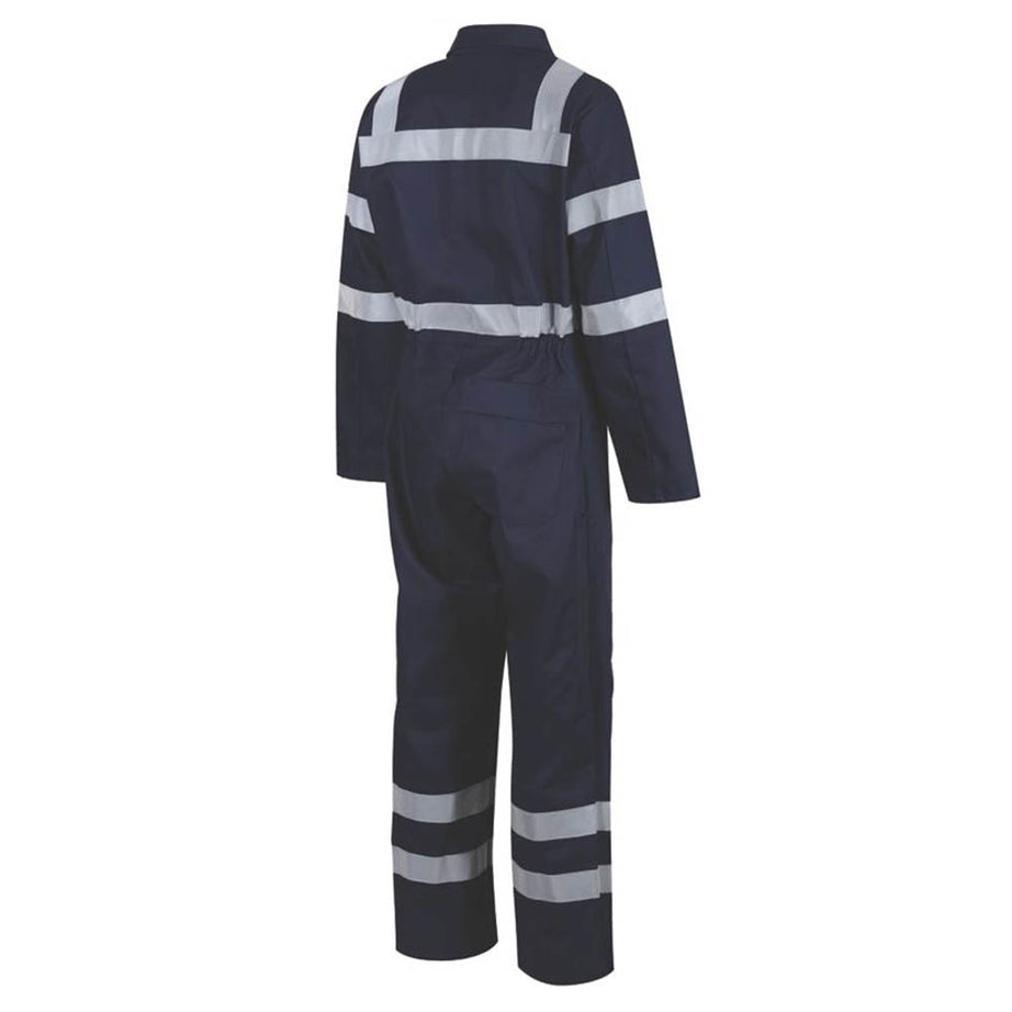 Boilersuit Work Coveralls Navy Flame Retardant Reflective Medium 43" CHEST 31" L - Image 3
