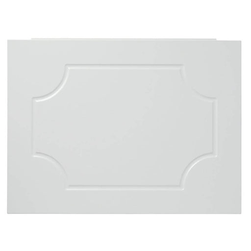 Bath End Panel White Traditional Waterproof Gloss Finish Bathroom 690mm - Image 1