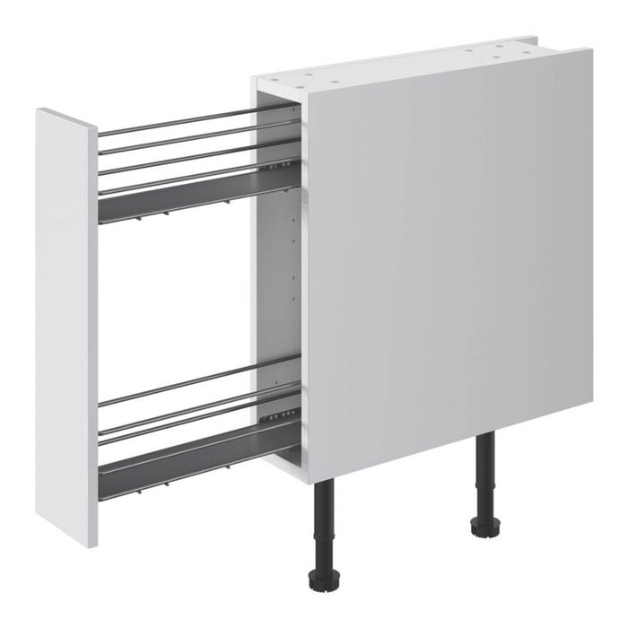 Kitchen Pull-Out Storage Steel Anthracite Grey Removable Shelves 107mm - Image 2