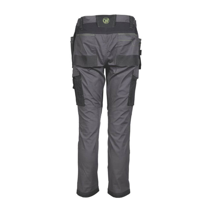 Apache Sudbury Work Trousers Grey/Black 32" W 33" L - Image 1