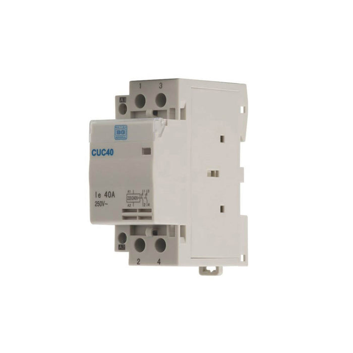 British General Fortress Contactor Double Pole Single Phase 40A DIN Rail Mounted - Image 1