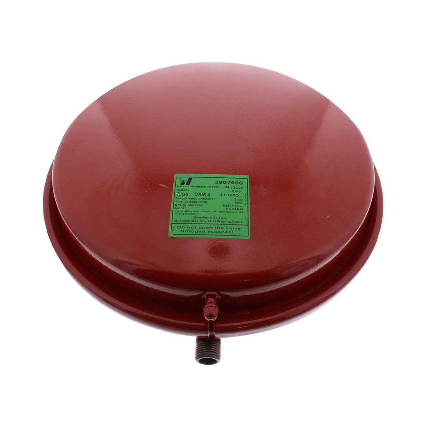 Ideal Heating Expansion Vessel Kit 113205 8Ltr S/S Domestic Boiler Spare Part - Image 1