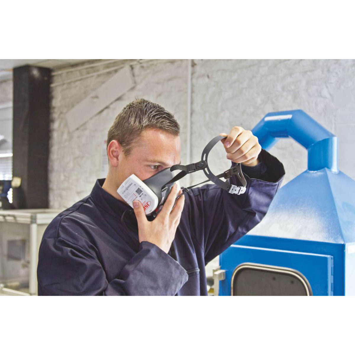 JSP Respirator Mask Force8 Unisex Press To Check Filters P3 Typhoon Valve Medium - Image 5