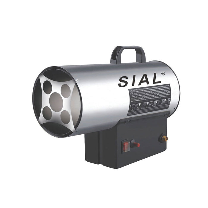 Gas Space Heater LPG Portable Grey Indoor Frestanding Garage Workshop 15,000W - Image 2