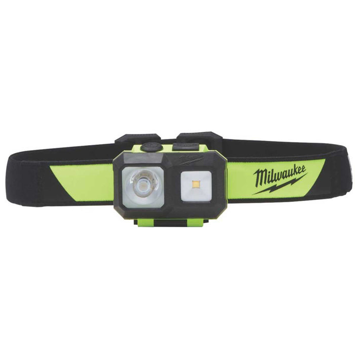 Milwaukee Work LED Headlamp 310lm IP64 Water Resistant 5 Modes Light Torch - Image 2