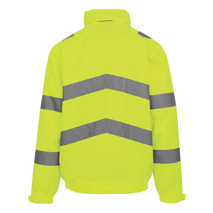 Regatta Dover Hi-Vis Jacket Yellow Large 41.5" Chest - Image 2