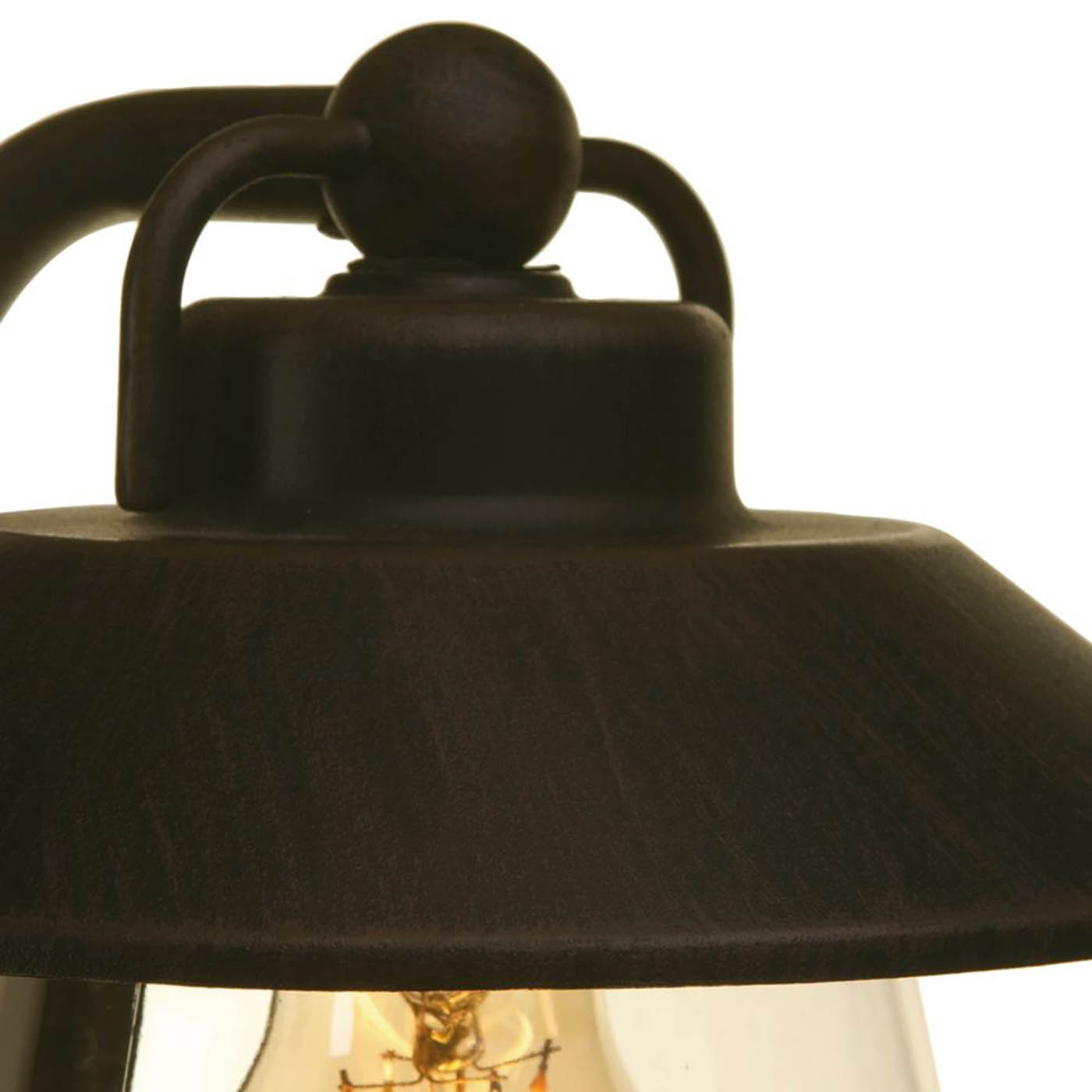 Lutec Cate 945mm Outdoor Post Light Black Rust - Image 4