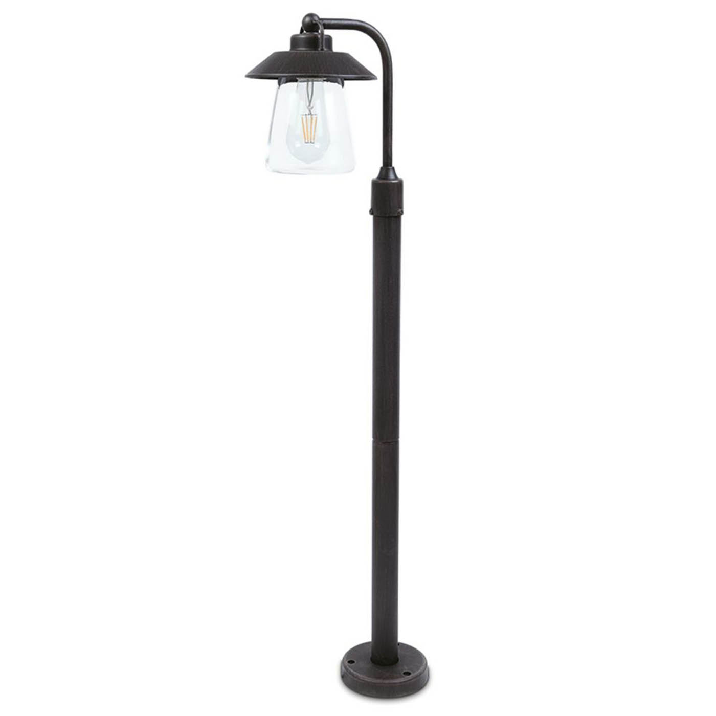 Lutec Cate 945mm Outdoor Post Light Black Rust - Image 5