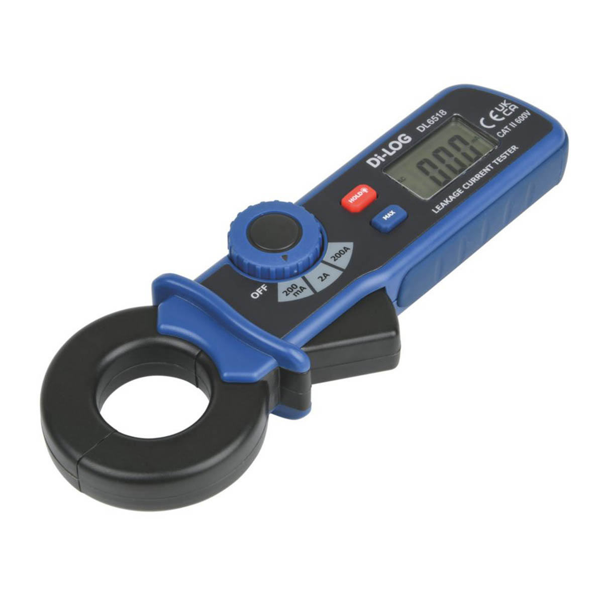 Di-Log Clamp Meter AC Leakage Current LCD Display Data Hold Compact 200A - Image 1