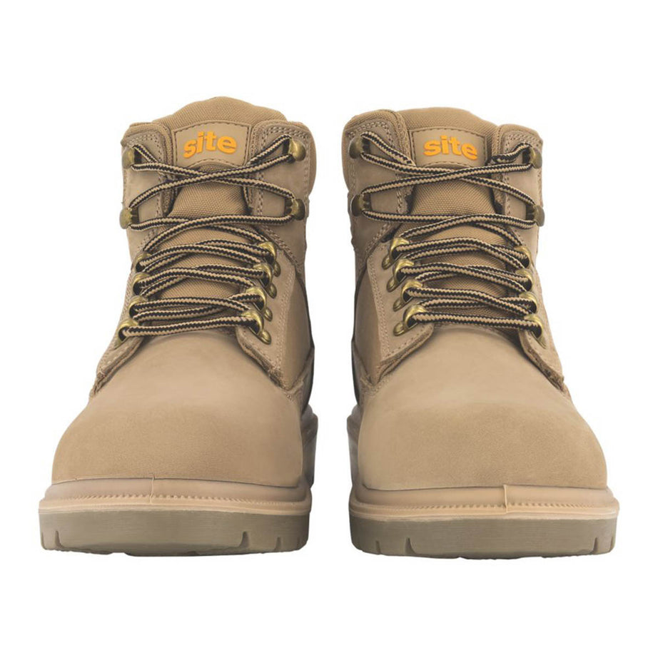 Site Safety Boots Stone  Quartz  Steel Toe Cap Standard Fit Size 8 - Image 5