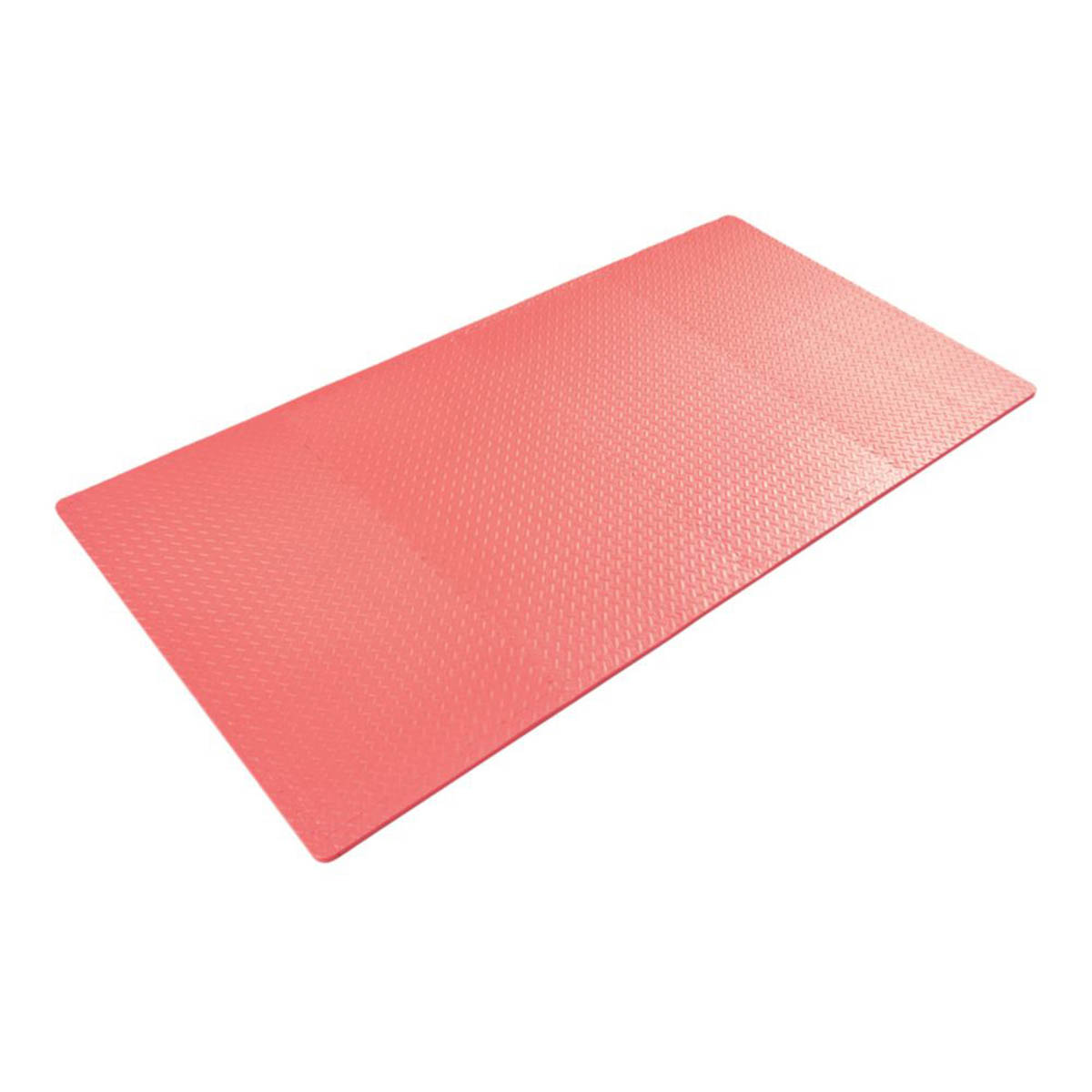 Interlocking Floor Tiles Red Anti Slip Heavy Duty Garage 60x60cm Pack Of 8 - Image 2