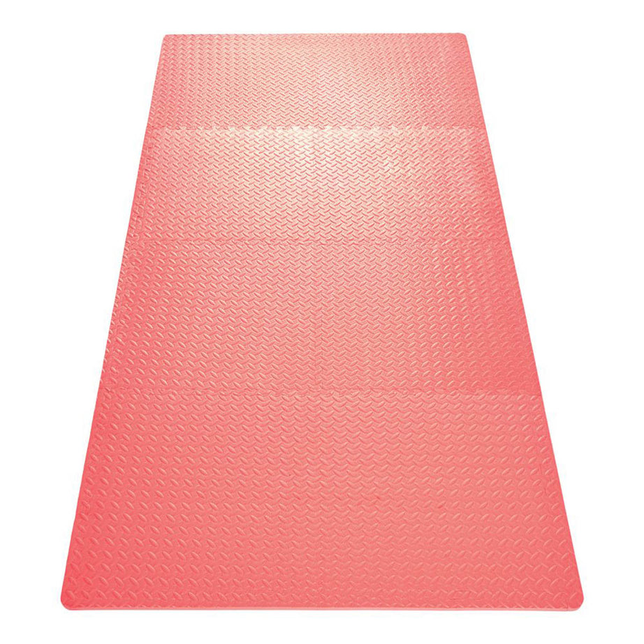 Interlocking Floor Tiles Red Anti Slip Heavy Duty Garage 60x60cm Pack Of 8 - Image 5