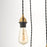 Pendant Ceiling Light 3-Way Adjustable Drop Industrial Modern Hanging Brass - Image 3