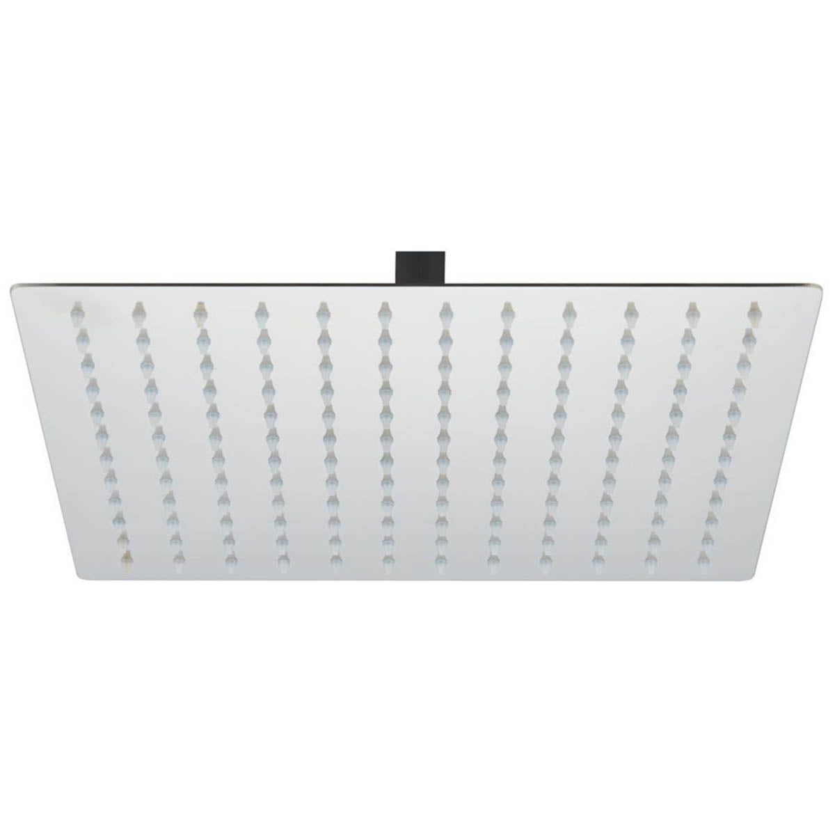 Swirl Shower Head Slimline Adjustable Square Chrome Stainless Steel 300mm - Image 2