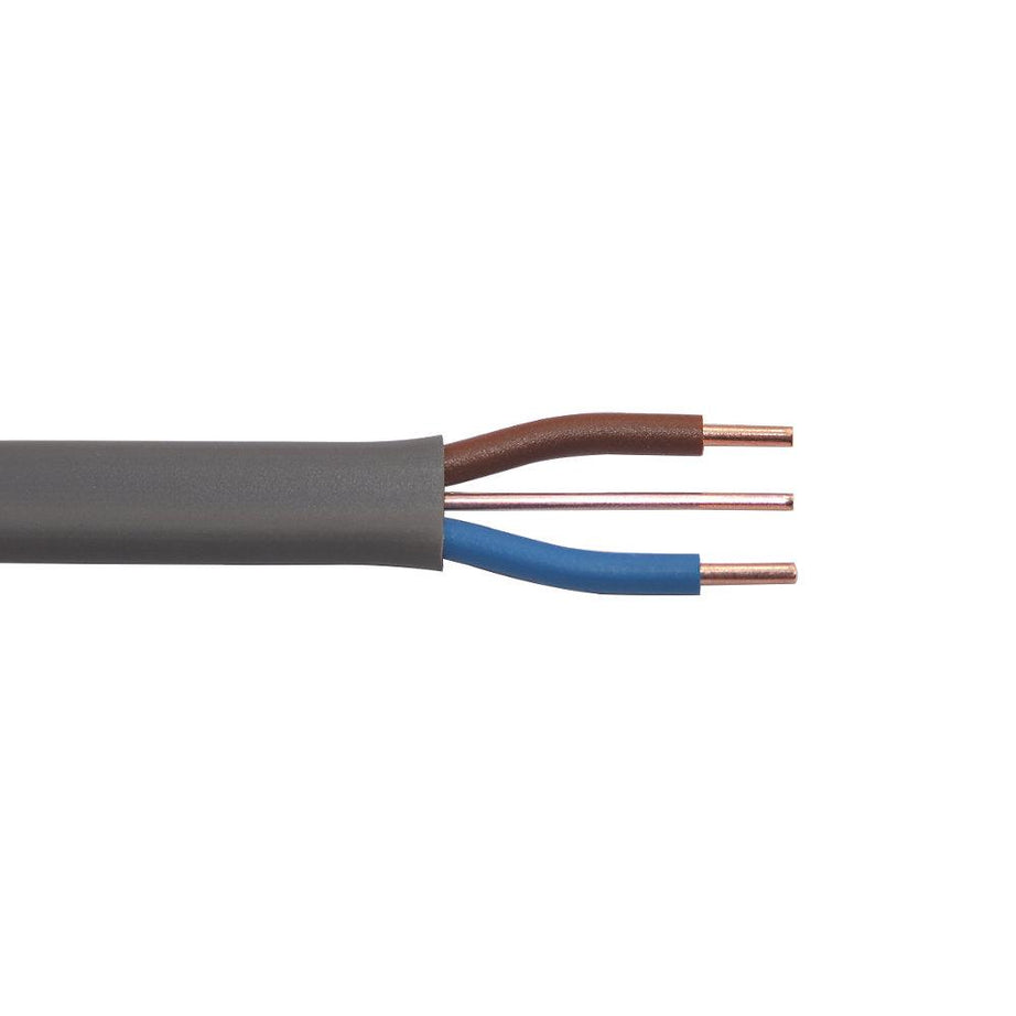 Prysmian Cable 2-Core Twin Earth 1mm x 100m Drum Brown&Blue&Bare Earth Grey - Image 4