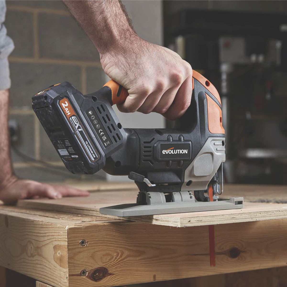 Evolution Jigsaw R90JGS-Li Cordless Compact Lightweight 18V Li-Ion EXT Body Only - Image 3