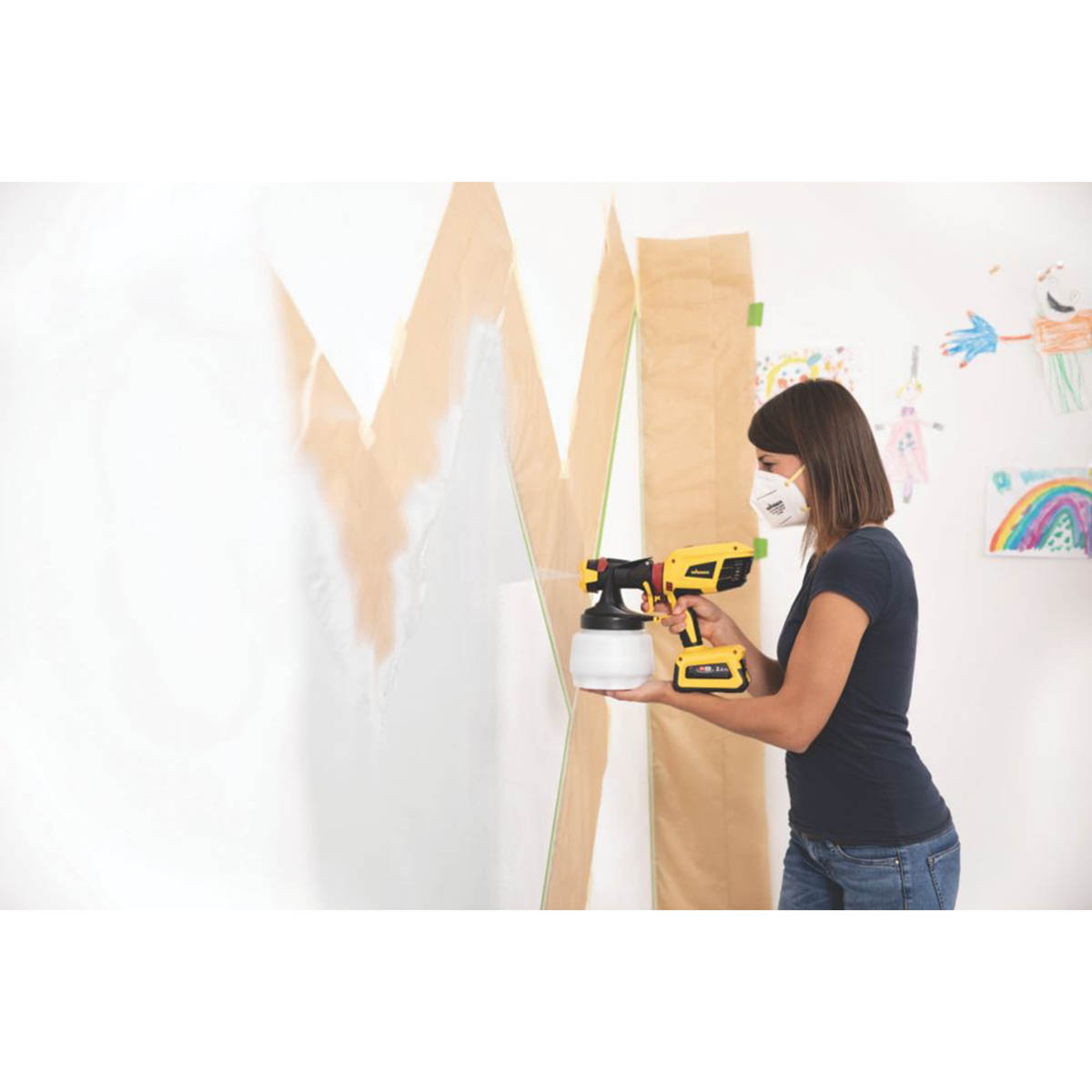 Wagner Flexio  W600 18V Brushless Cordless HVLP Universal Paint Sprayer - Bare - Image 5