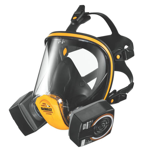 DeWalt Full Face Mask Respirator Unisex A2-P3 Vapour Gas Dust Silica Large - Image 1