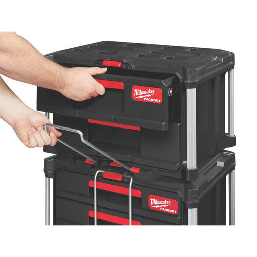 Milwaukee Packout Tool Box 3 Drawers Modular Storage System Impact-Resistant - Image 1