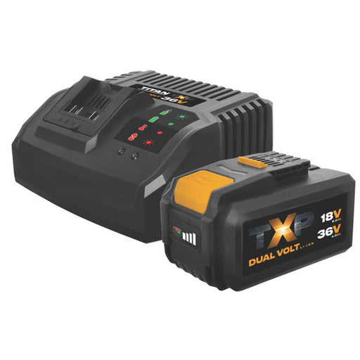 Titan Battery Charger Set TTB813ACC For Any Titan TXP 18 Or36V Tool Dual Voltage - Image 1