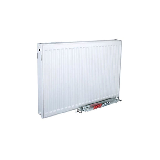 Kudox Panel Radiator 22 Double White Thermostatic Indoor 1055W (H)500x(W)700mm - Image 1