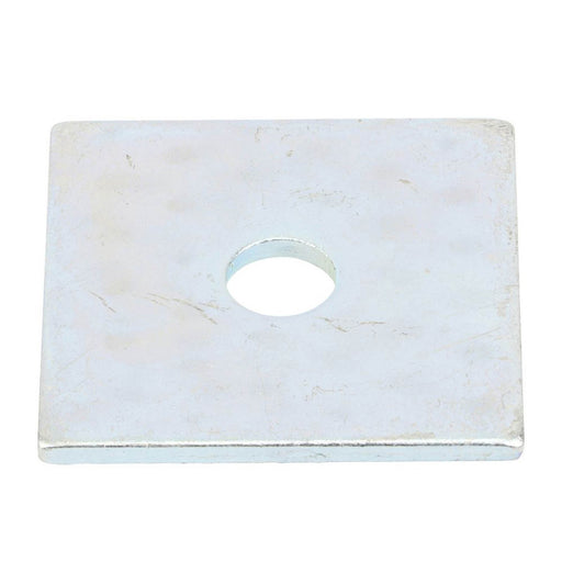 Timco Square Plate Washers Carbon Steel Zinc-Plated Heavy Duty  M10x3mm 100 Pack - Image 1
