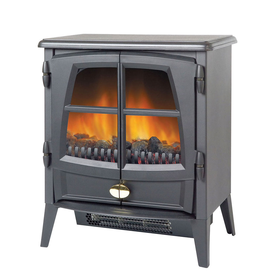 Dimplex Electric Stove 2kW Black Freestanding Heater Fireplace LED Flame Effect - Image 1