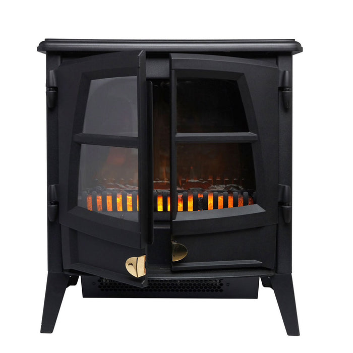 Dimplex Stove Electric Fire JAZZ20E Black LED Flame Optiflame Remote Control 2kW - Image 4