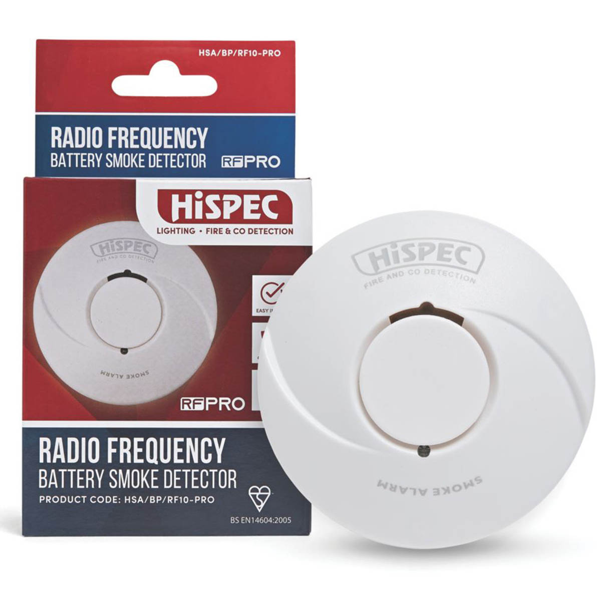 Hispec Smoke Alarm Detector BP/RF10-PRO 10 Year Battery Interlinked RF Optical - Image 6