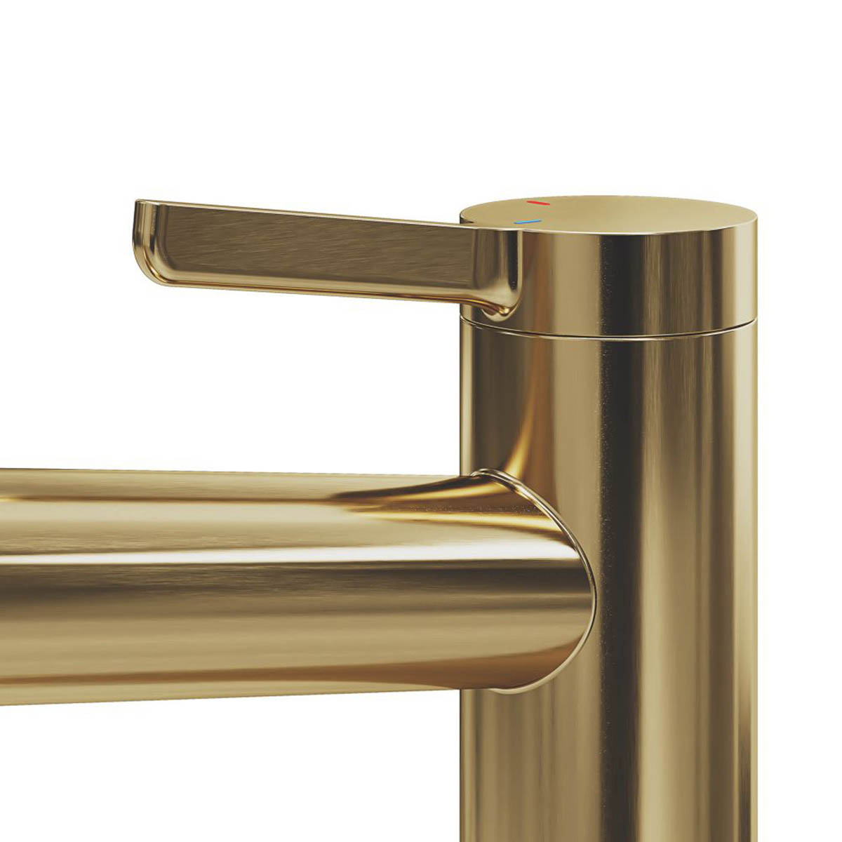 Swirl Bathroom Basin Tap Mono Mixer Brass Tall Single Lever Modern Faucet - Image 6