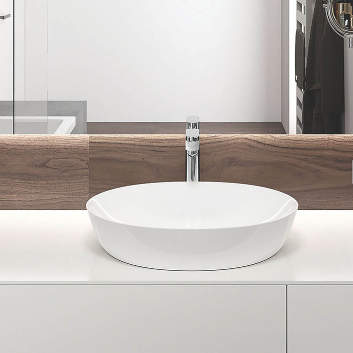 Bathroom Tap Mono Mixer Basin Sink Chrome Single Lever Tall Modern Ergonomic - Image 2