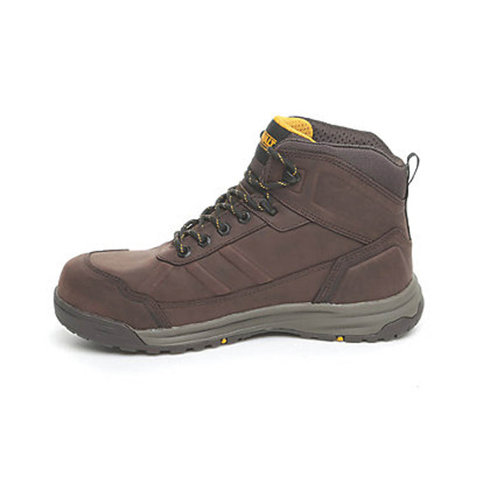 DeWalt Safety Boots Mens Standard Fit Brown Leather Work Shoes Steel Toe Size 11 - Image 4