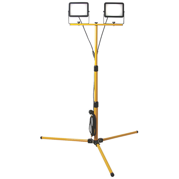 LAP LED Work Light With Tripod Portable Adjustable 2 x 20W 2 x 2000LM 220-240V - Image 1