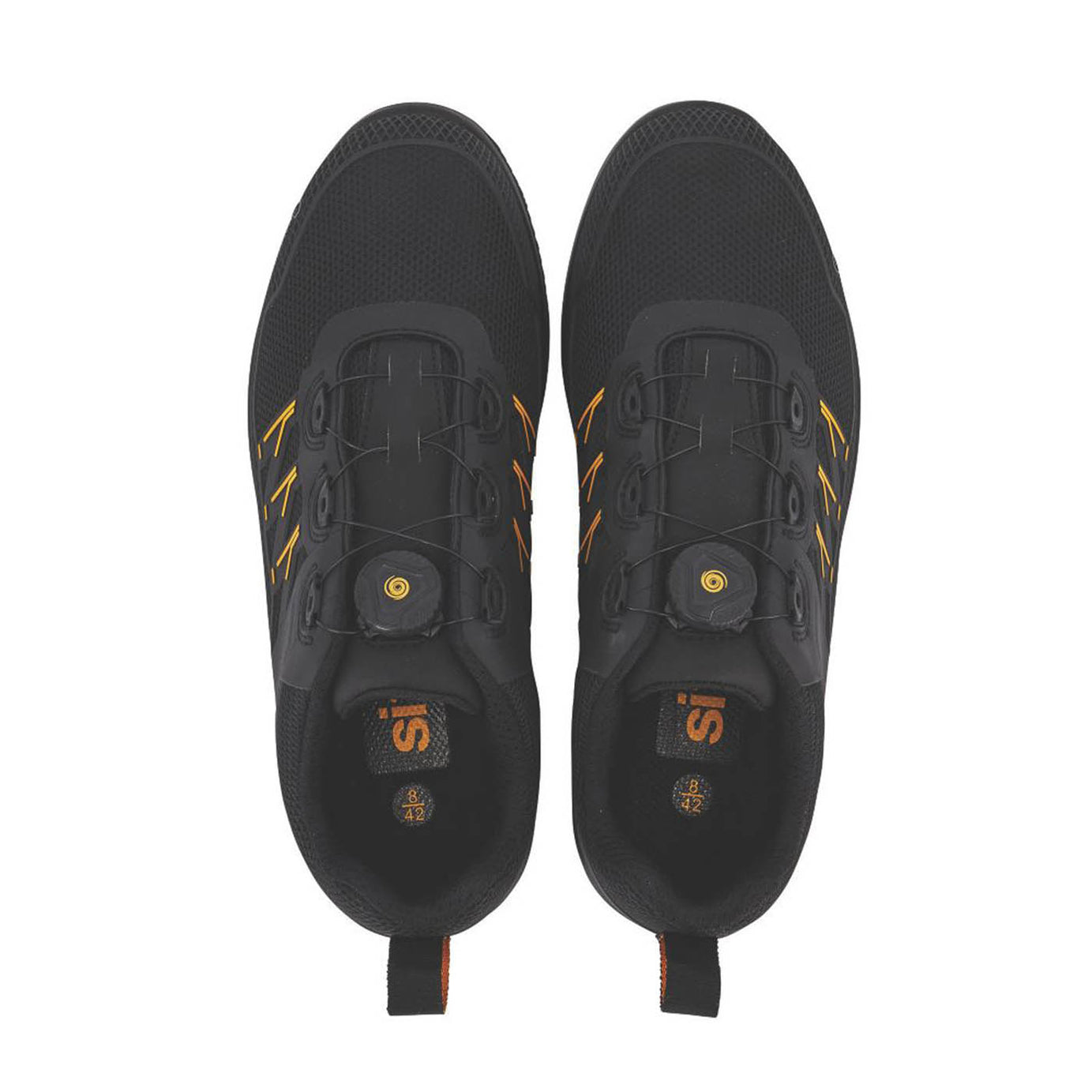 Site Mens Safety Trainers Black Composite Toe Cap Anti Slip Lightweight Size 8 - Image 4