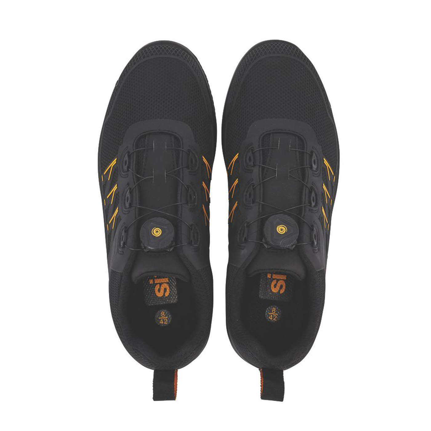 Site Mens Safety Trainers Black Composite Toe Cap Anti Slip Lightweight Size 8 - Image 4