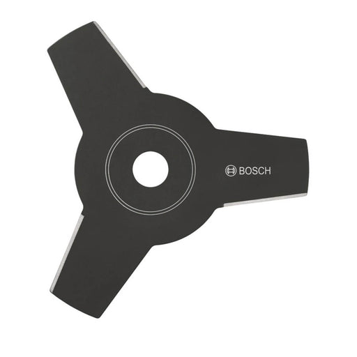 Bosch Brushcutter Blade Strimmer Black A2 Steel 3 Tooth F016800627 18V 230mm - Image 1