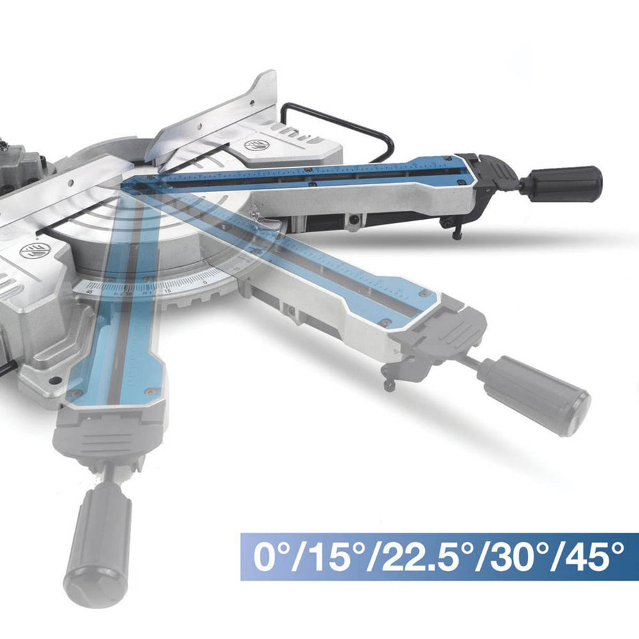 Hyundai Mitre Saw HYMS2000E Single-Bevel 255mm Electric Lightweight Sliding 230V - Image 5