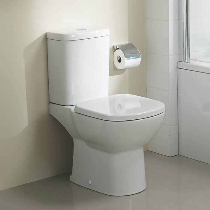 Ideal Standard Toilet Seat And Cover Bathroom White Duraplast Fixed Modern - Image 3