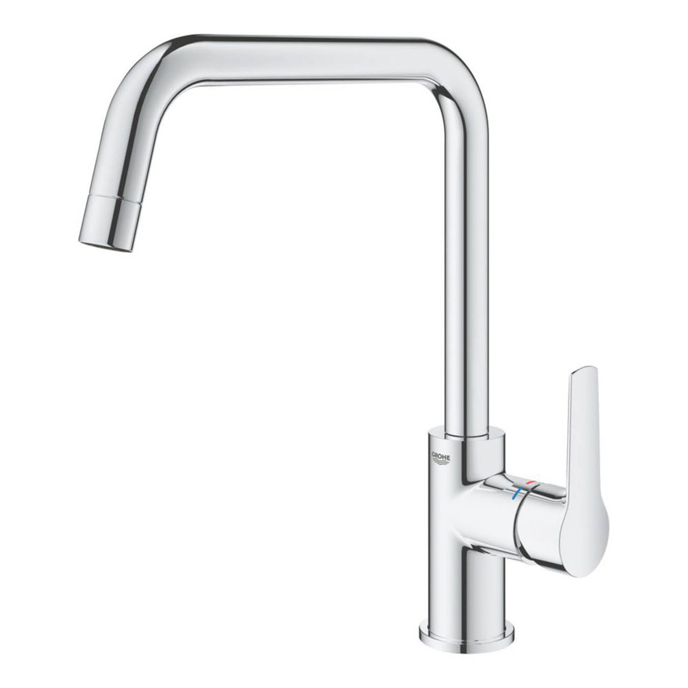 Grohe Kitchen Tap Mono Mixer Chrome Single Lever Swivel Spout Modern Faucet - Image 1