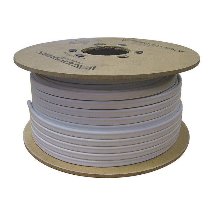 Prysmian Earth Cable Twin 6242B 4mm² x 100m White Drum PVC Sheathed Flat Bare - Image 2